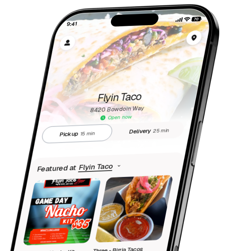 Flyin Taco app preview